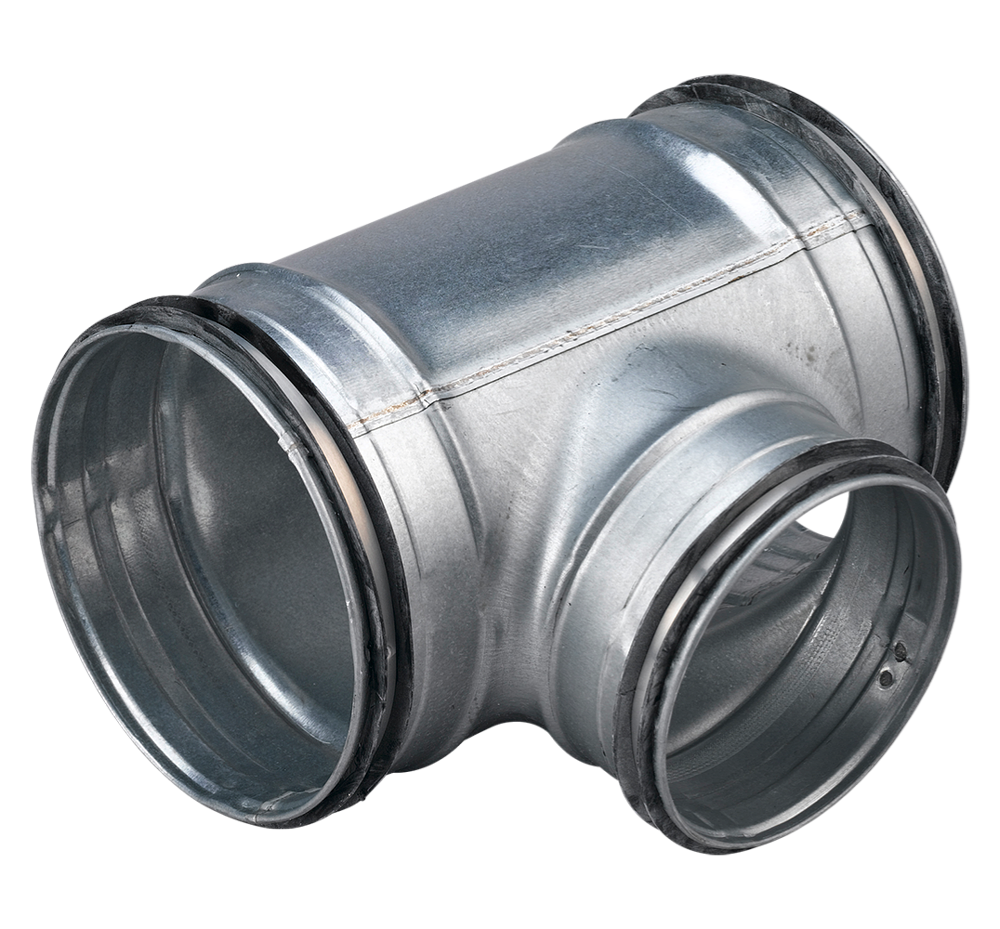 90 graders t-stykke reduceret dimension