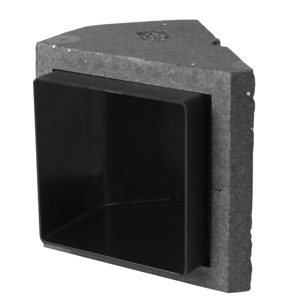 Isoleret 45 graders bøjning