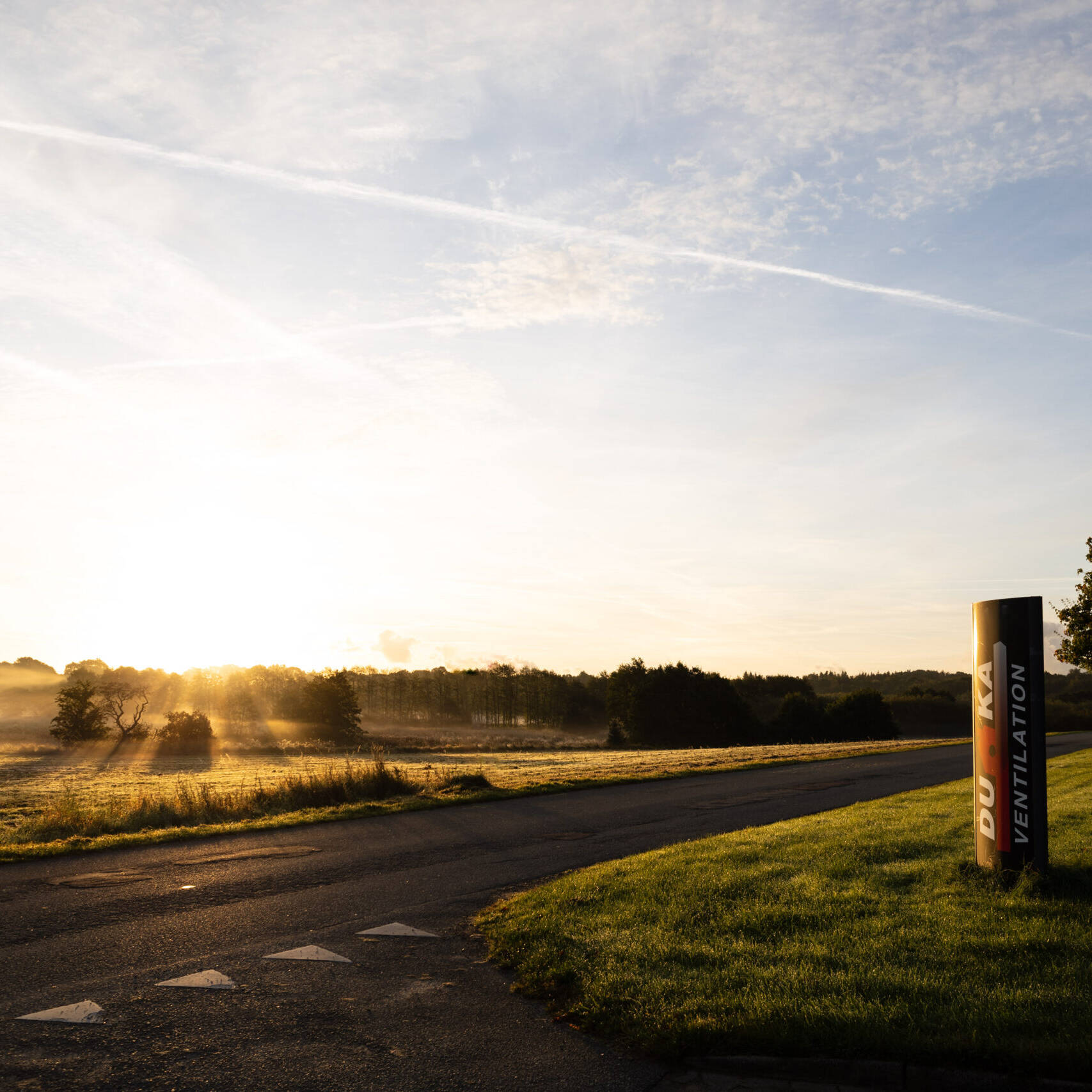 Udsigt fra DUKA Ventilations lokaler