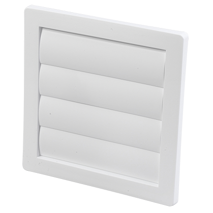 Grey Louvre Air Vent Grille – 250mm X 170mm – Flat Flush Fitting Duct Cover – Prostko LTD